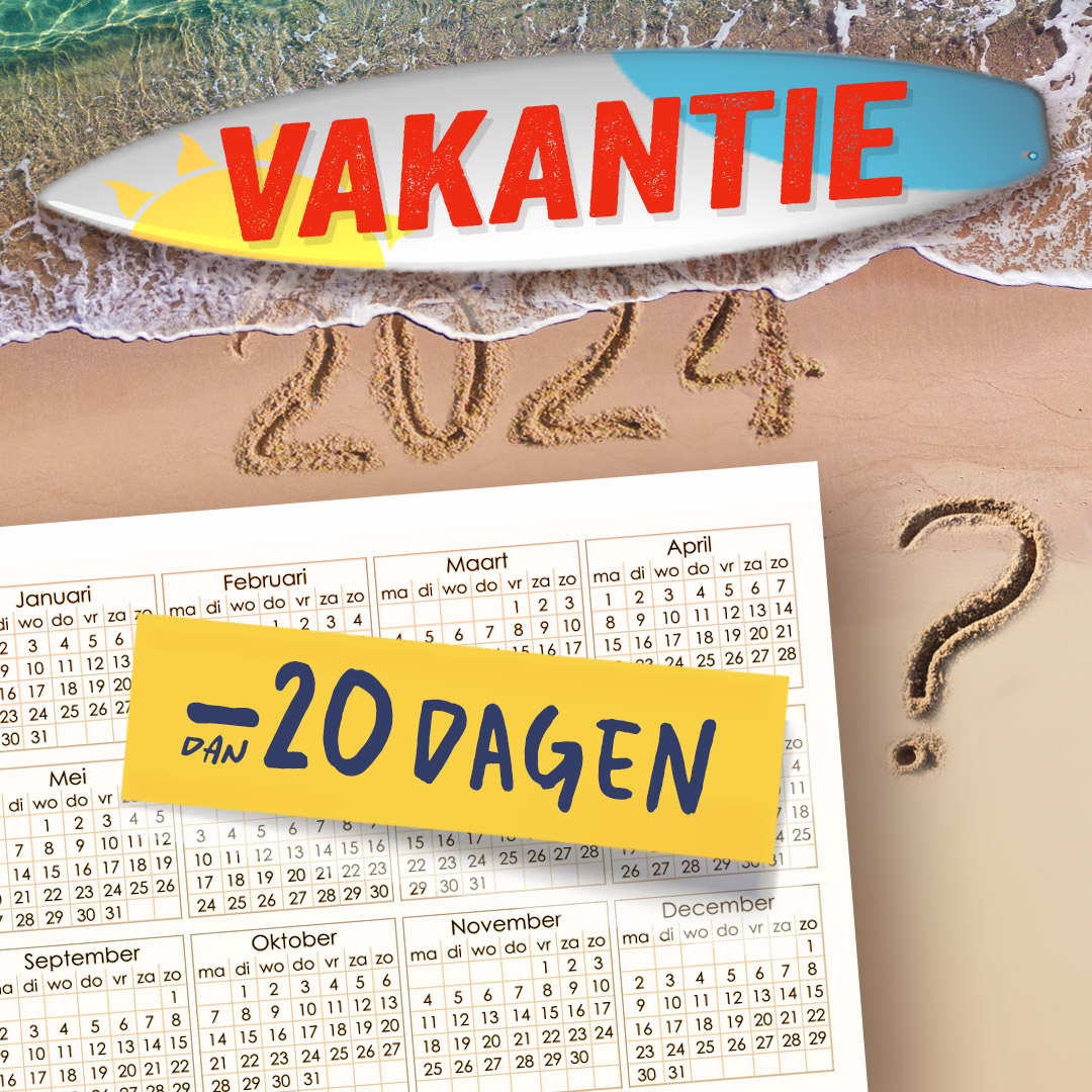 Minder dan 20 dagen?